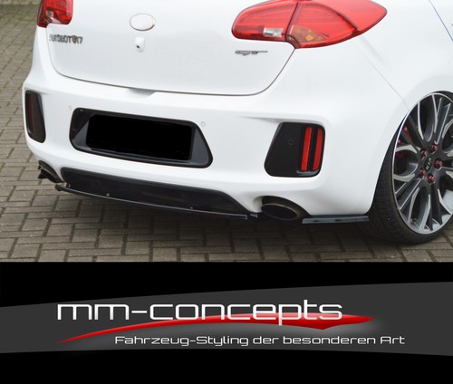 Difusor de copa para KIA Cee'd GT Line Flaps faldón trasero Flaps - Imagen 1 de 2