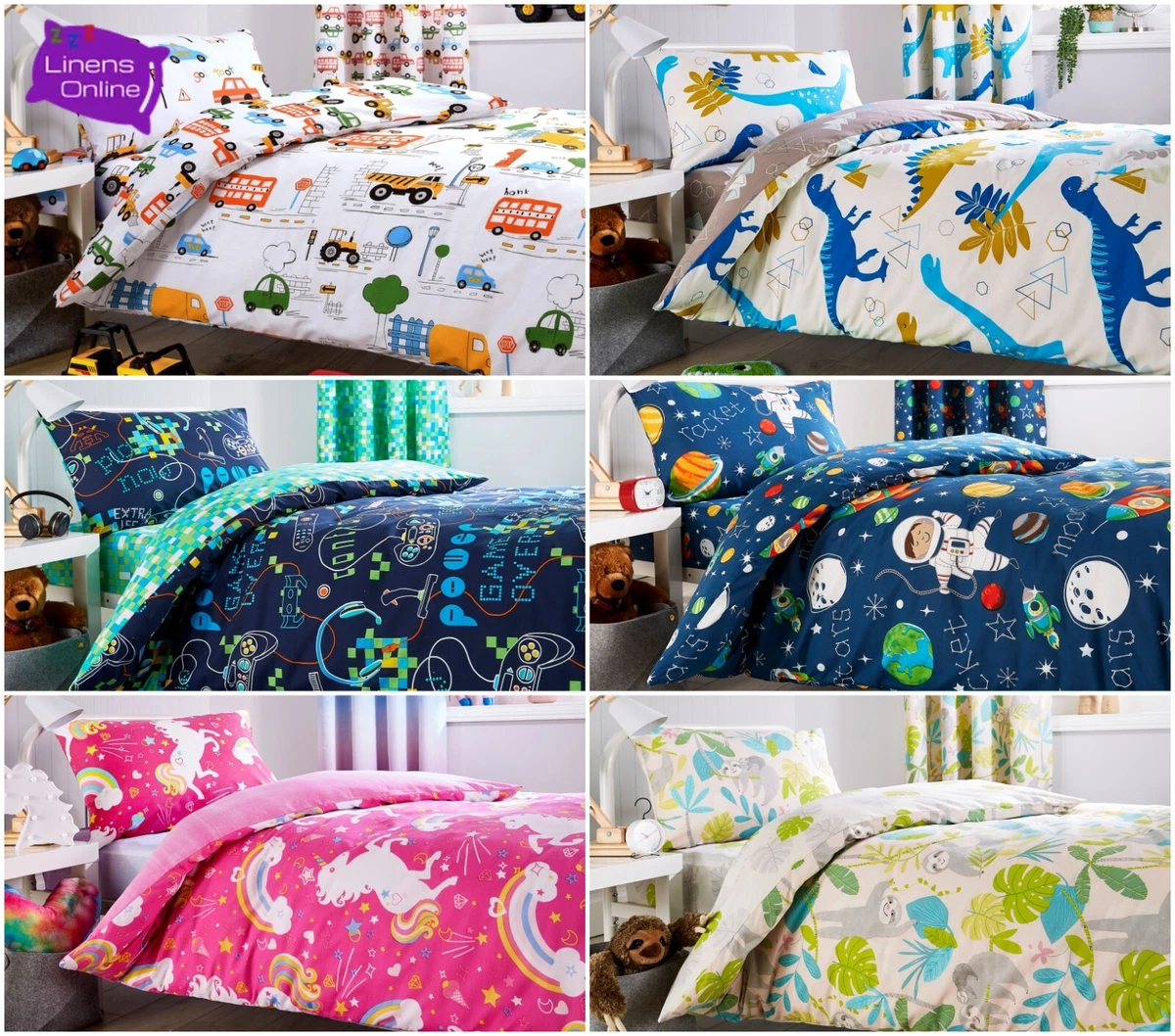 Boys single bed clearance cover