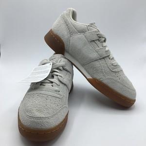 Training Shoes Beige White Lace Up 