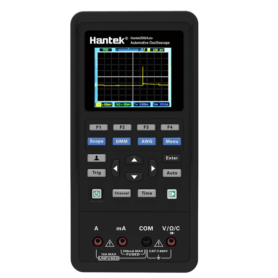 Hantek 4-In1 2D82 80MHz 250MSa/s Multimeter Diagnostic AUTO Digital Oscilloscope - Image 3 of 4