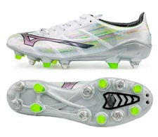 Mizuno Men Alpha α II JAPAN MIX Cleats White Football Boot GYM Spike P1GC256009