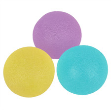 3pc Hand therapy Exerciser Balls Squeeze Balls Finger Excercise Stress Relief