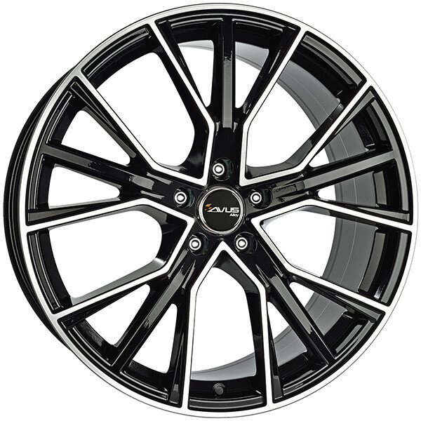ALLOY WHEEL AVUS AF18 FOR MERCEDES-BENZ EQA 8.5X19 5X112 BLACK POLISHED 66D