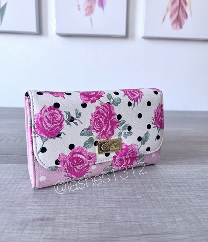 BETSEY JOHNSON Tasche Foley Crossbody Geldbörse - Pink Rose & Polka Dots - Bild 4 von 8
