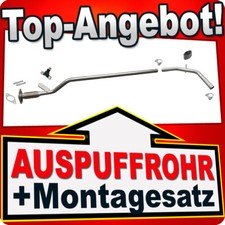 Rohr Vorne und Mitte für DACIA LOGAN II / SANDERO II 0.9 90 TCe Auspuff Flexrohr