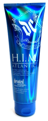 Devoted Creations H.I.M. Atlantic Tanning Lotion Anti-Orange Dark Bronzer 8.5 oz