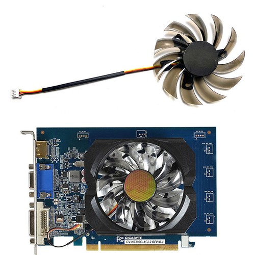 Ventilateurs de refroidissement 1 PC T128010SM pour carte graphique GIGABYTE GV-N730 630 610 575 557 - Photo 2/9
