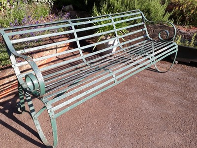 Antique Metal Garden Bench Ebay