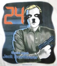 24 Jack Bow Wower Bauer Big Dog Tee Shirt Medium XLarge 4X White Special Agent