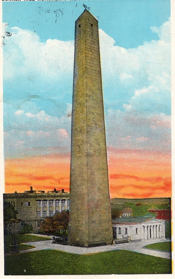 2025 AM. REV. BATTLEFIELDS BUNKER HILL PATRIOTS FDC ON 1975 BH FDC ON POSTCARD - Image 2 of 2