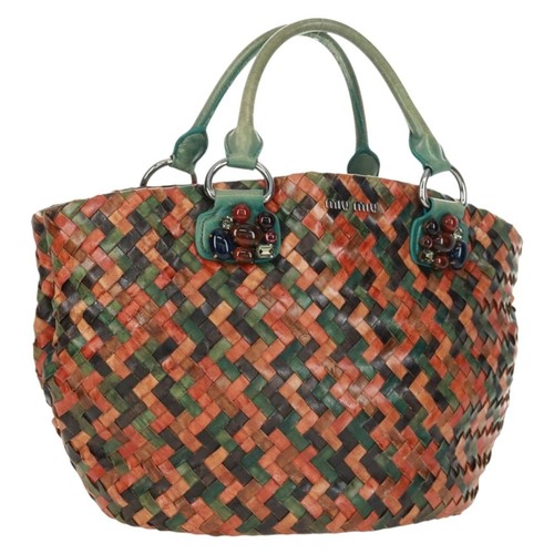 Bottega Veneta Chain Handle Intrecciato Lurex With Snakeskin Multicolour