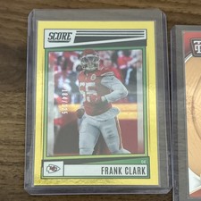 Panini Score Totally Certified Serial Numbered Chiefs Clark Hopkins NFL Cards