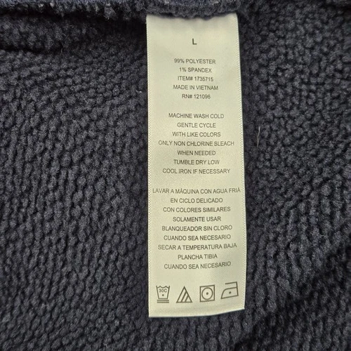 Copper & Oak Supply Co. Men Jacket L Blue Activewear Snap Button Logo NWT image 7