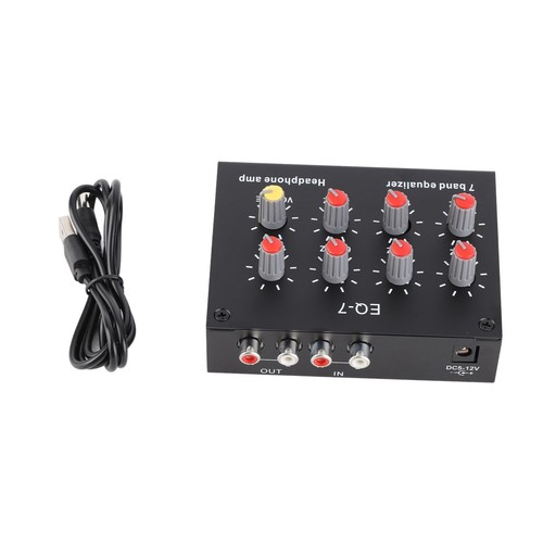 7 Band Sound Equalizer -Ausgang Eingang 7 Band -Equalizer Hochbass