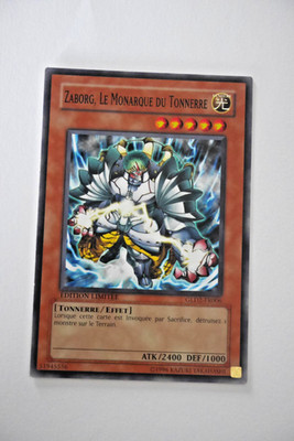 card YU-GI-OH!  Zaborg, the Monarch of Thunder - Limited Edition - GLD2-FR006