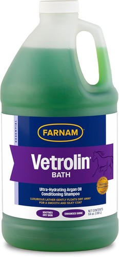 Farnam Vetrolin Bath, Ultra-Hydrating Argan Oil Conditioning Shampoo, Enhances S - Picture 1 of 14