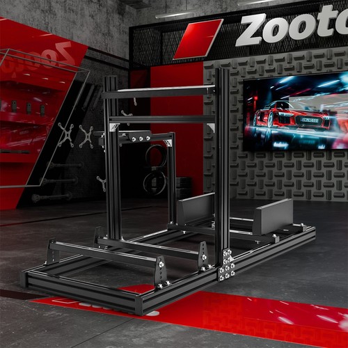 Zootopo Professional Racing Sim Cockpit Fit Logitech G923 G920 G29 THRUSTMASTER - Afbeelding 18 van 20