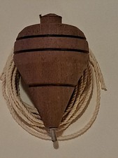 New Spinning Top Back Old Day's Traditions Real Wood.