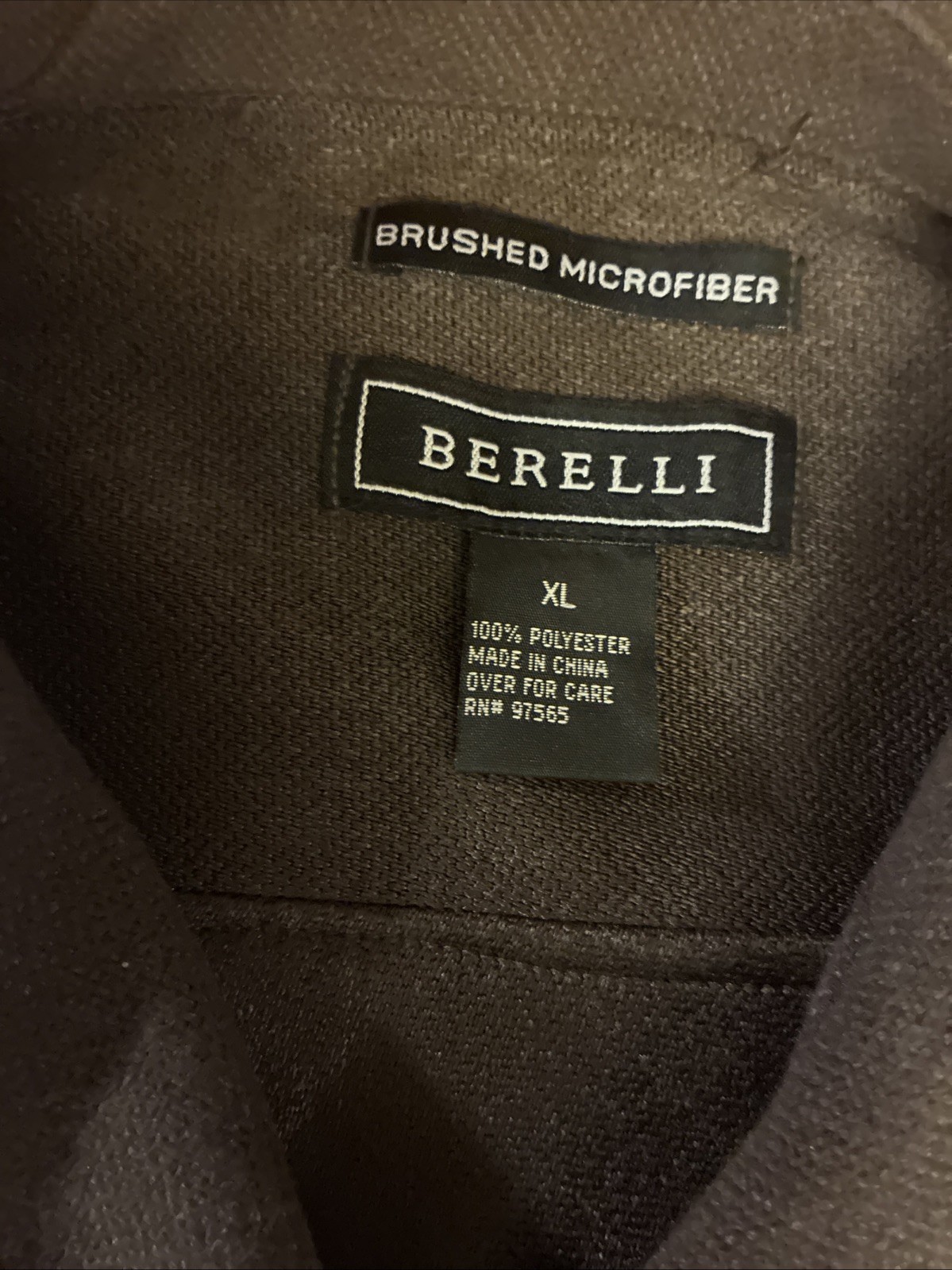 Brushed Microfiber 100 Polyester Jacket Mens XL B… - image 12