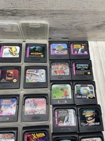 Sega Game Gear Bundle Blue Console w/ 30+ Games, Everdrive & MORE ⭐️READ DESC⭐️