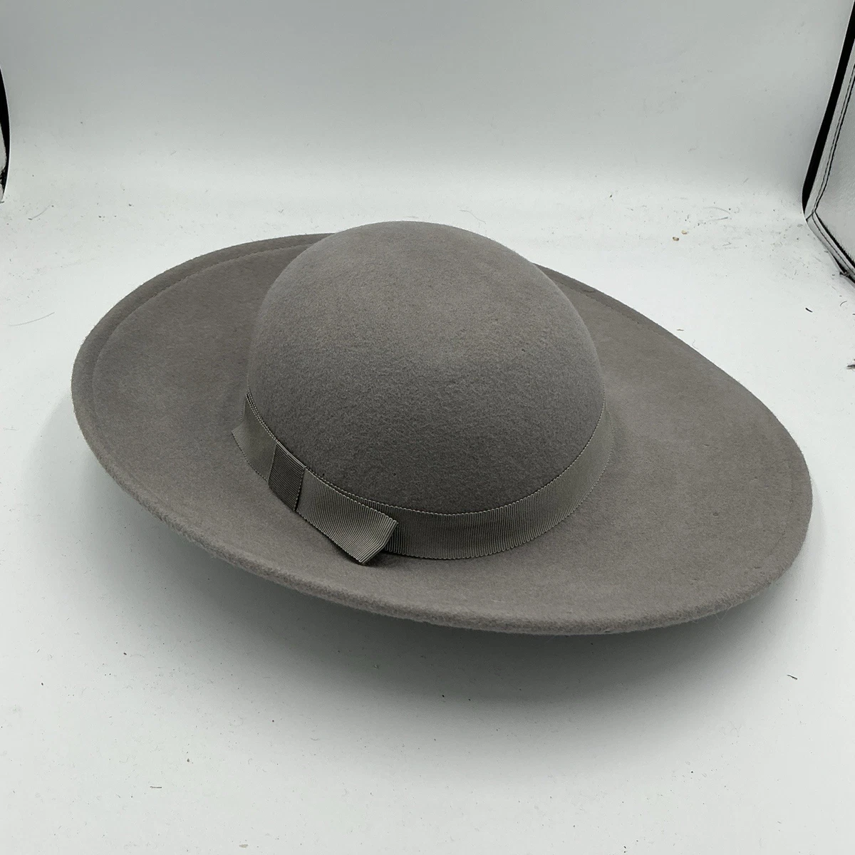 Wide Brim Gray Vintage Hats for Women for sale | eBay