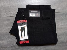 Mario Serrani Textured Pull On Pant Womens Medium Black Ankle