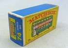 Lesney Matchbox Toys MB74b Daimler Bus ORIGINAL Empty E4 Type Box Green