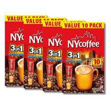 200 x NY 3 in 1 Original Individual Instant Coffee Sachets Sticks