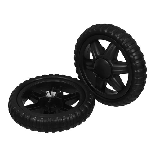2pcs Rubber Wheels for Shopping Cart Replacement Utility Cart Replacement Wheels - Picture 4 of 10