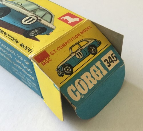 CORGI NO:345 MGC GT COMPETITION MODEL . VNM in original BOX - Picture 17 of 20