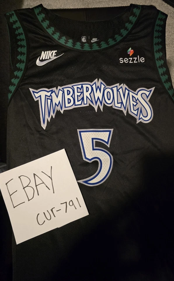 Camiseta costurada Anthony Edwards Minnesota Timberwolves Nike 2025 edição clássica - Imagem 2 de 4