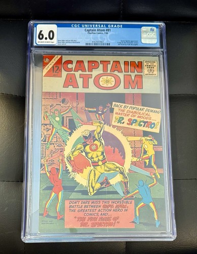 Captain Atom #81 CGC 6.0 1966 Charlton Dr. Spectro Amricons