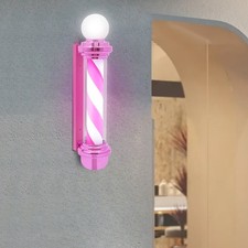 Barber Pole Light, Barber Pole with LED Light, Barber Shop Rotating Light
