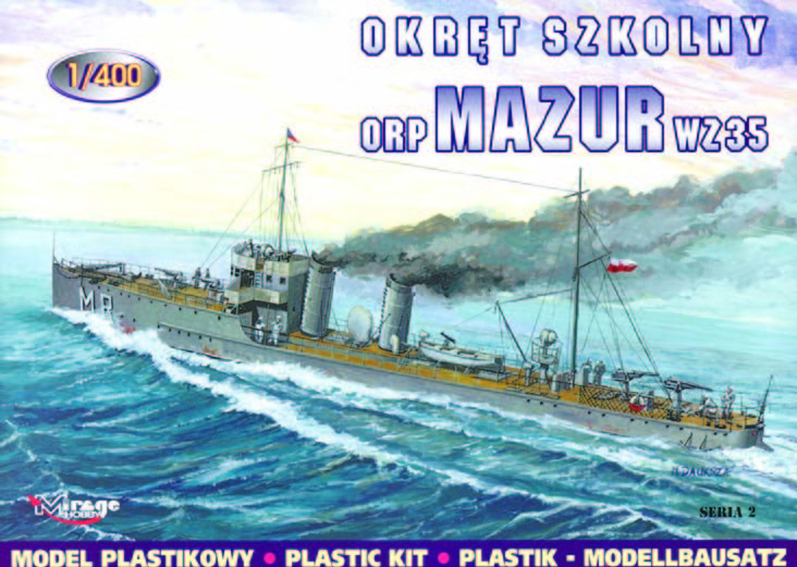 Mirage Hobby 400201 - 1:400 Torpedo Boat Mazur 1935 - New