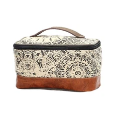 Flower Design Travel Toiletry Bag