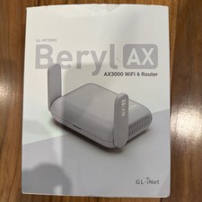 GL.iNet GL-MT3000 (Beryl AX) Portable Travel VPN Router, Pocket-Sized Wi-Fi 6
