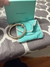 Tiffany Co. Sterling Silver Teething Ring Rattle Vintage Nice Never Used