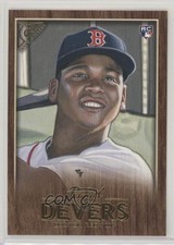 2018 Topps Gallery Wood Rafael Devers #127 b5y