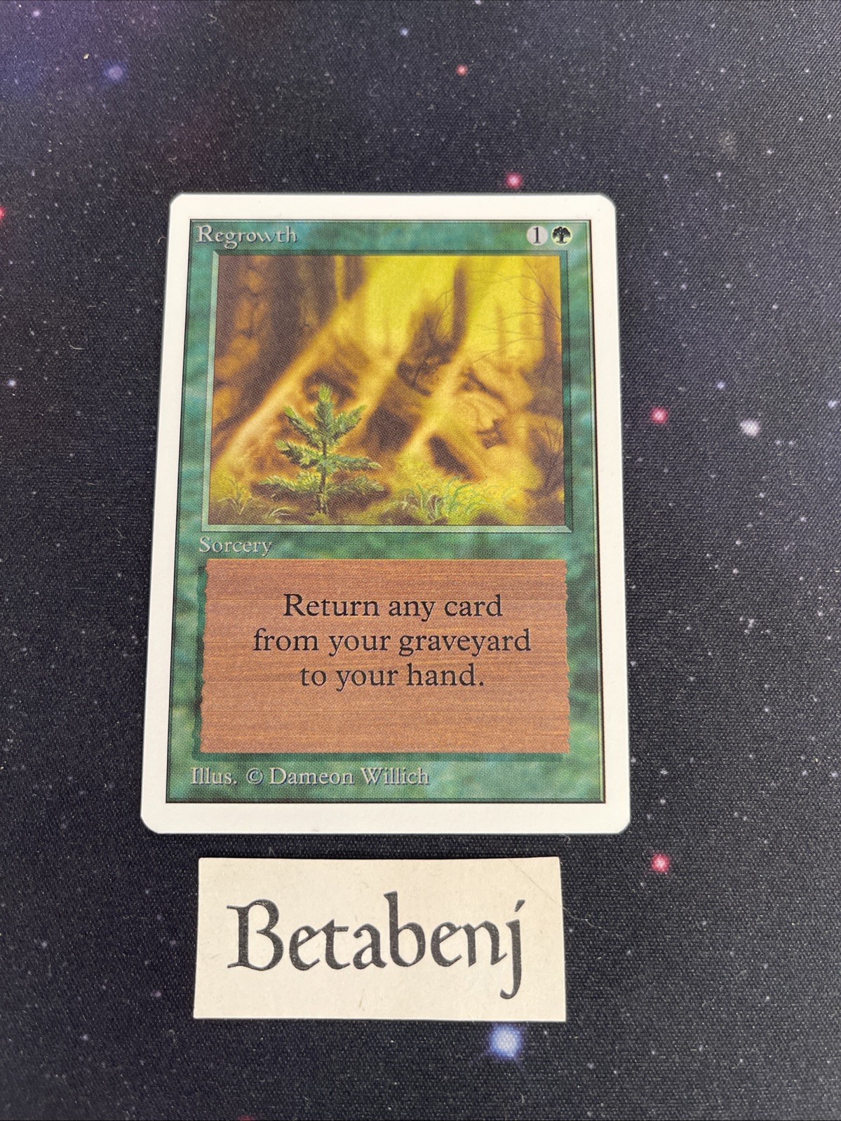 1x MTG Unlimited Regrowth from Estate Collection