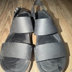 Crocs Women's LiteRide Brooklyn Low Wedge Platform Sandals Black W7 — photo 2