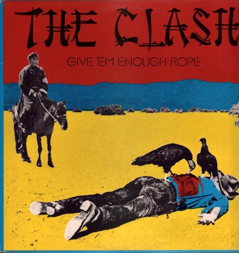 Clash Give Em Enough Rope LP vinyl UK Cbs 1978 with A1/B2 matrix SCBS82431 - Picture 1 of 4