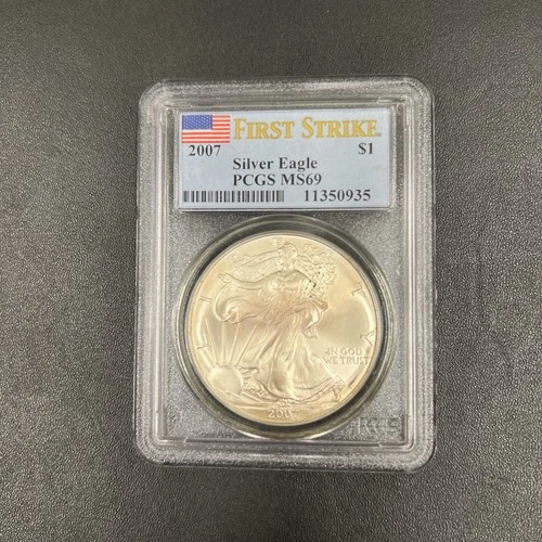 2007 Silver Eagle PCGS MS69 First Strike
