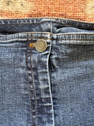 VINTAGE LAUREN JEANS CO RALPH LAUREN DENIM BLU JEANS DONNA TAGLIA 18 18W - Foto 5 di 21