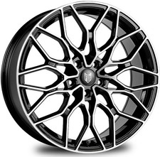 Alloy Wheels 19" Fox FX9 Black Polished Face For Audi A6 Allroad [C7] 11-18