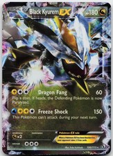 Black Kyurem EX 100/113 Holo Ultra Rare Legendary Treasures Pokemon LP on eBay