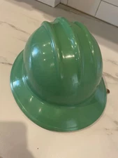 VTG BULLARD FULL BRIM FIBERGLASS HARD BOILED HARD HAT LINER & STRAPS 6.75 - 7.75