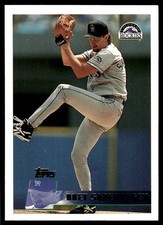 Bret Saberhagen 1996 Topps #292 Rockies MLB READ FREE SHIPPING AutographDen