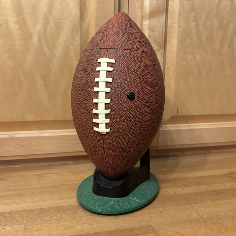 NFL Animated Full Size Football Snack Bowl Plays FOX NFL Theme Song 2007 WORKS