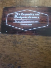 JJ's Carpentry and Handyman Services Contact Information 570-703-9394
