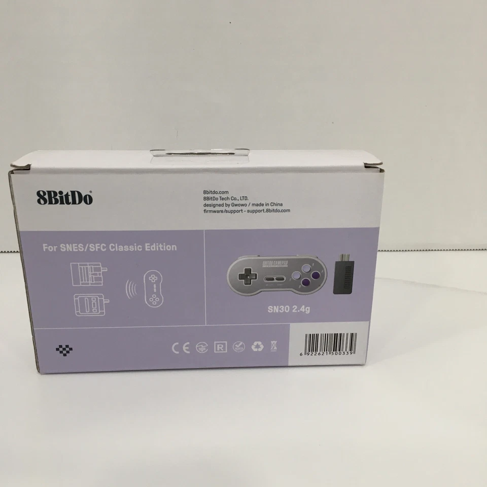 8Bitdo SN30 2.4G Wirelesss Gamepad for SNES Classic - Brand New - Image 2 of 3